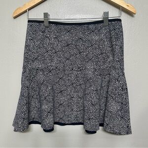 Lululemon Get It On Plush Petal Black White Floral Women's Skirt Size 6
